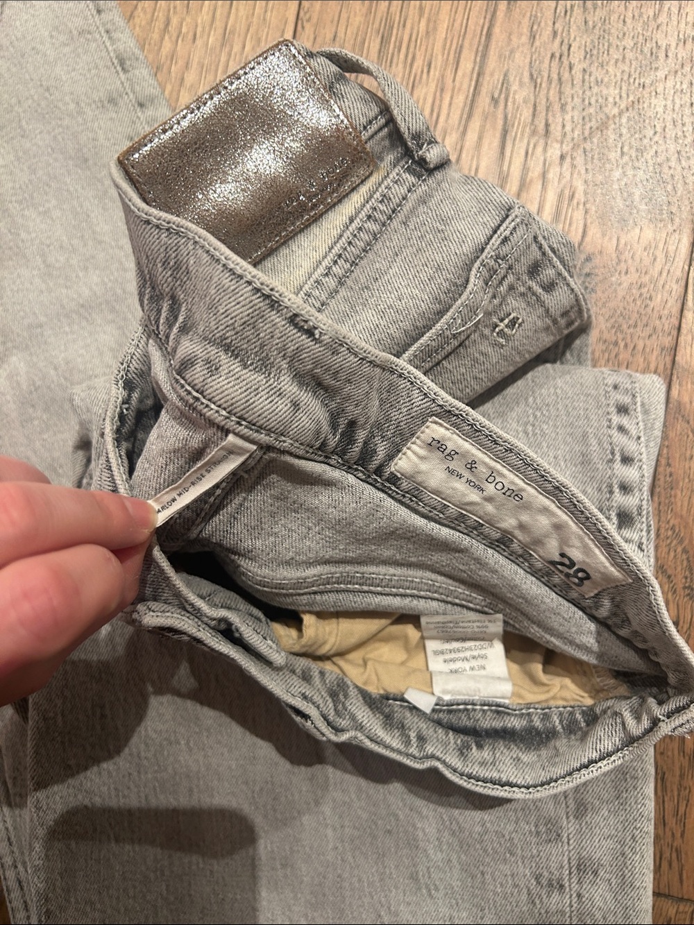 Rag and bone Harlow mid rise straight Jean - Picture 2 of 4